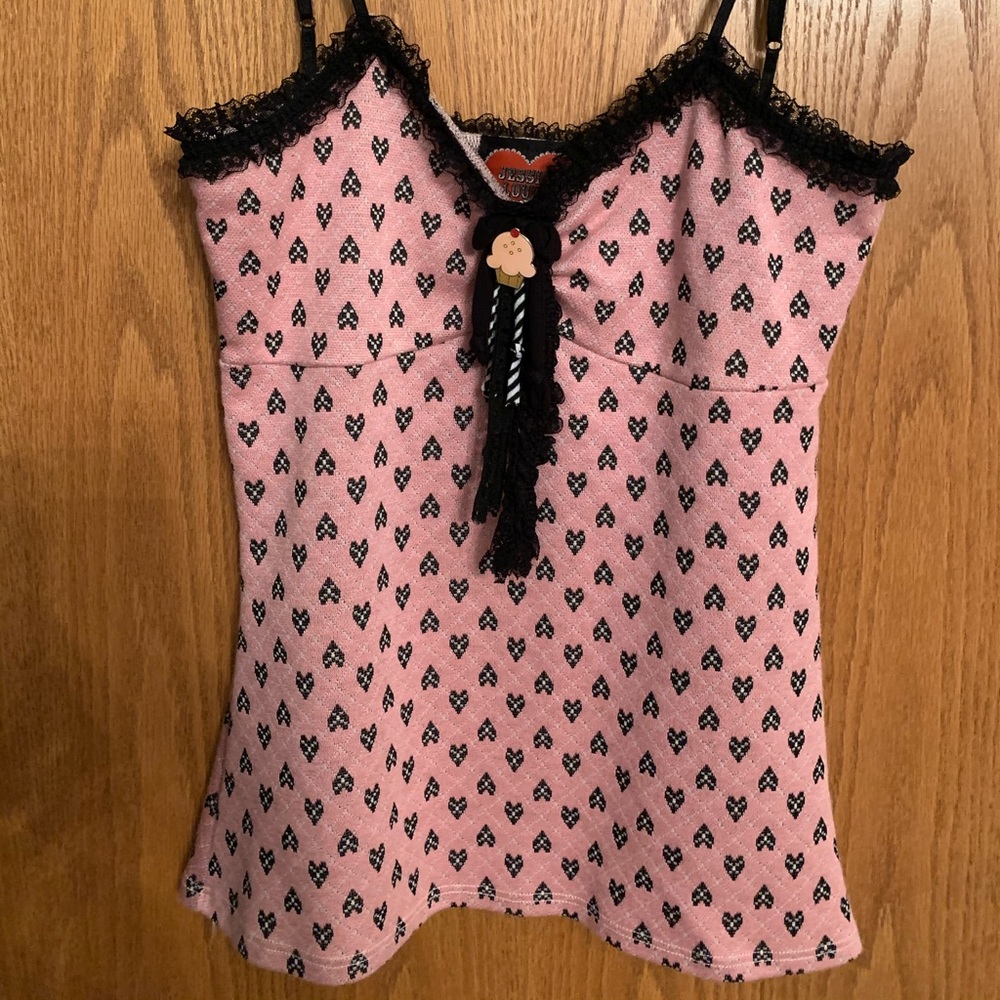 Jessica Louise heart and cupcake tank